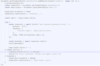 make a 2 page website