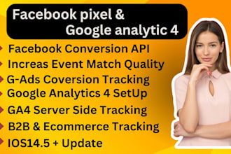 do setup meta conversion api and google analytics  or ecommerce tracking