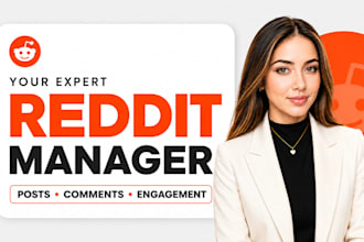 be your reddit manager for organic business growth