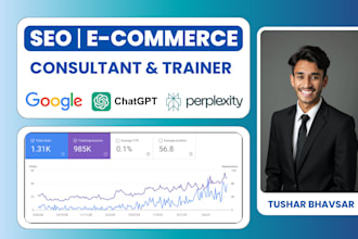 be your SEO, ecommerce, GEO, aeo, consultant, marketing strategy expert trainer