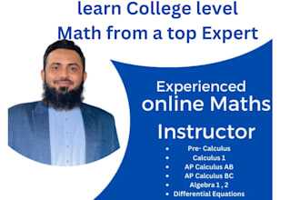 tutor college level math and calculus