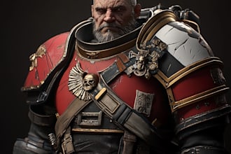 do a awesome quality warhammer 40k character art