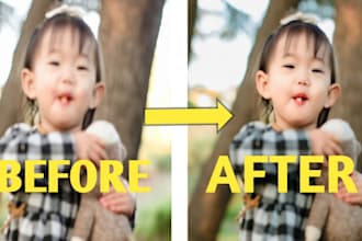 fixed blurry photos, upscale and retouch with quick delivery