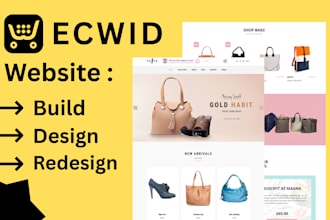 design ecwid website, ecwid landing page, redesign ecwid website, ecwid store