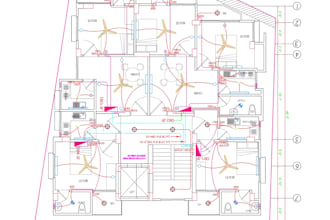 draw complete  architect 2d ,electrical design, solar pv plant design,dialux