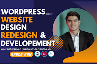 build design redesign clone wordpress website using elementor pro