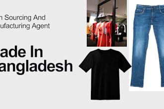 be your clothing sourcing and manufacturing agent from bangladesh