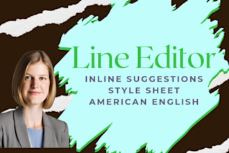 line edit your book of any genre