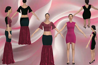 design clo 3d clothing mockups and rendering