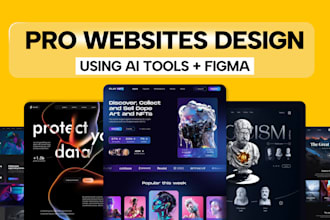 design pro websites UI UX using ai tools