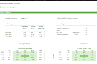 build a professional dcf model for your startup
