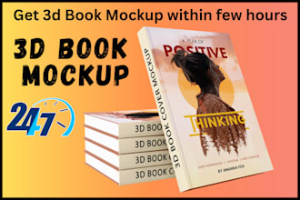 create 3d book cover mockup in photoshop with in 2 hours