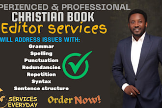 be your christian book editing and proofreading, christian book editor