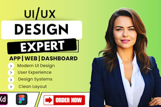 do ui ux design for mobile app, website, dashboard, or saas