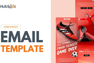 code hubspot html email template