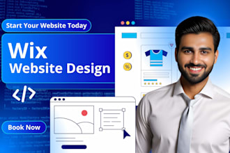 design wix website and redesign a business wix website