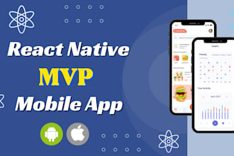 develop mobile app mvp with react native expo and firebase