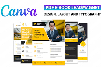 design lead magnets, pdfs and ebooks in canva