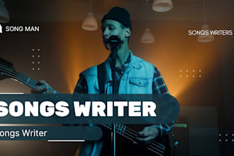 your professional songwriter, lyrics hip hop, gospel, edm and music producer