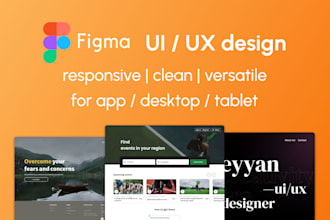 do modern website mobile or tablet UI UX design