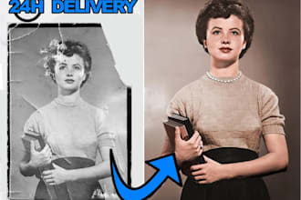 do photo restoration colour old photo