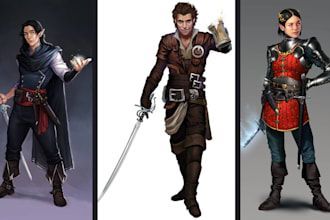 draw concept art dnd pfp avatar roblox portrait avatar icon character design