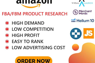experienced amazon fba wholesale expert for product research