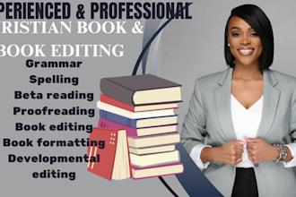 do christian book editing, christian book copy editor