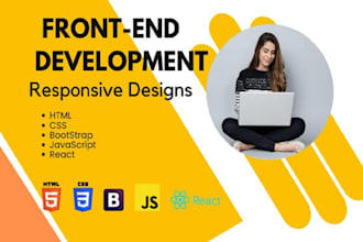 convert figma or PSD to responsive frontend website