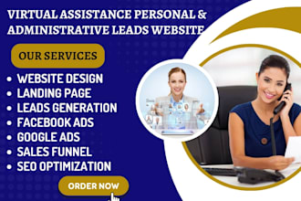 administrative assistance leads virtual assistant, personal assistance website