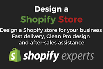 create shopify store for you