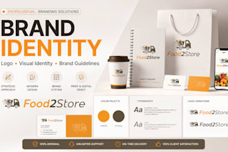 design a professional brand identity and logo for your business