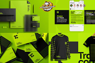 complete branding package, style guide for automotive brand