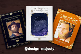 design catchy book cover design for your book or ebook