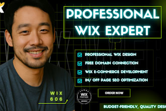 design and build your wix studio website using wix studio, wix website redesign