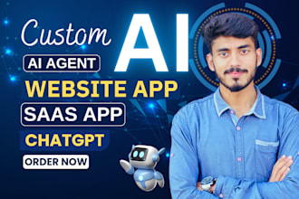 develop ai app, ai saas, ai website and ai bots