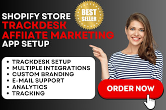 set up trackdesk affiliate marketing for shopify, wordpress, woocommerce and wix