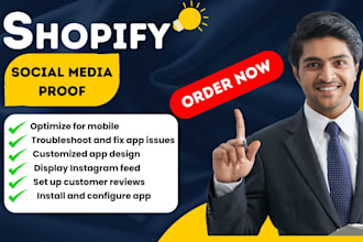 setup shopify store social media proof air instafeed qikify trustify reputon