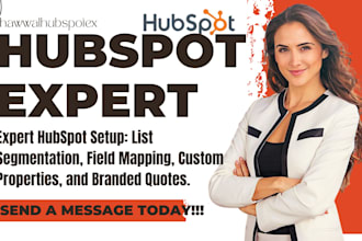 setup list segmentation field mapping custom properties hubspot branded quotes