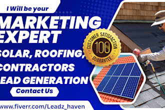 be your marketing expert for roofing leads solar lead solar panel website funnel