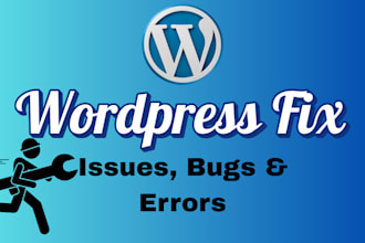 fix wordpress error, fix wordpress issues, fix wordpress bug fix critical error
