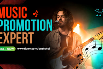 be your artist promotion manager and promote your music