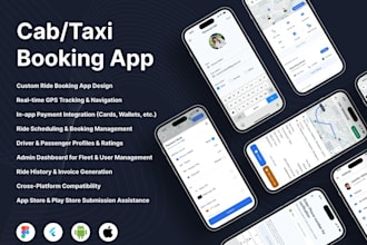 build custom taxi booking app, logistics app, uber app