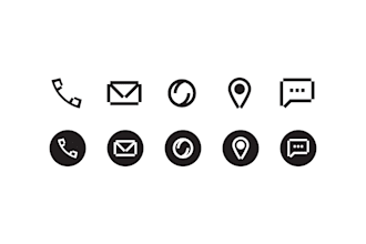 design awesome unique custom vector icons
