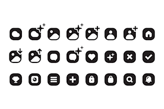 design awesome unique custom vector icons