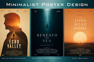 design a cinematic or minimalist movie poster