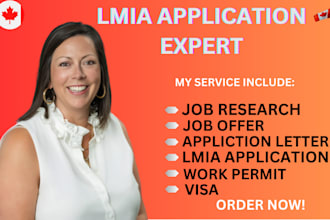 do lmia jobs, work permit and job offer application with visa PR in canada