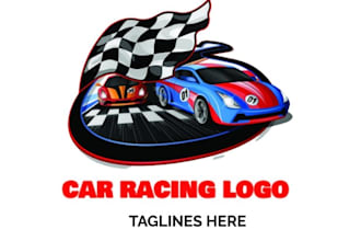 create a automotive design racing logo design for you