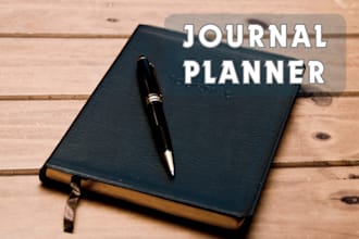 create a journal, amazon kdp journal, digital journal, journal design, workbook