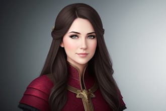 paint a realistic or fantasy portrait